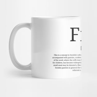 Fika definition sweden social coffee break Mug